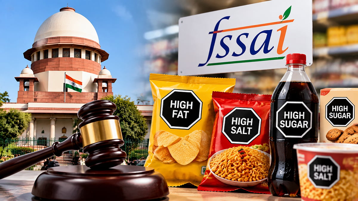 SC Questions FSSAI Over Delay In Implementing Front-Of-Pack Warning Labels On Packaged Foods