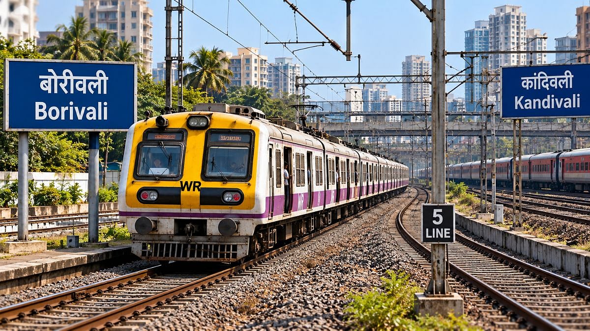 Mumbai Local Trains: Western Railway Uses Fifth Line To Beat ‘Thambivali’ Halt Between Borivali And Kandivali