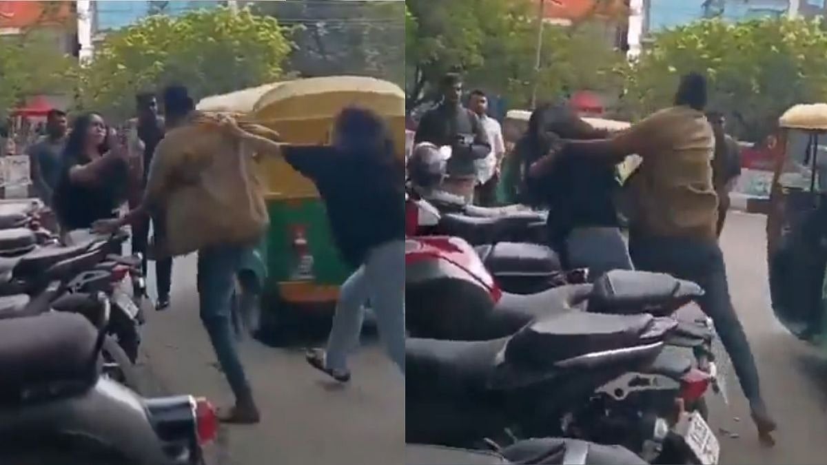 WATCH: Two Girls, Auto Driver Caught In Physical Altercation Over Auto Fare In Bengaluru