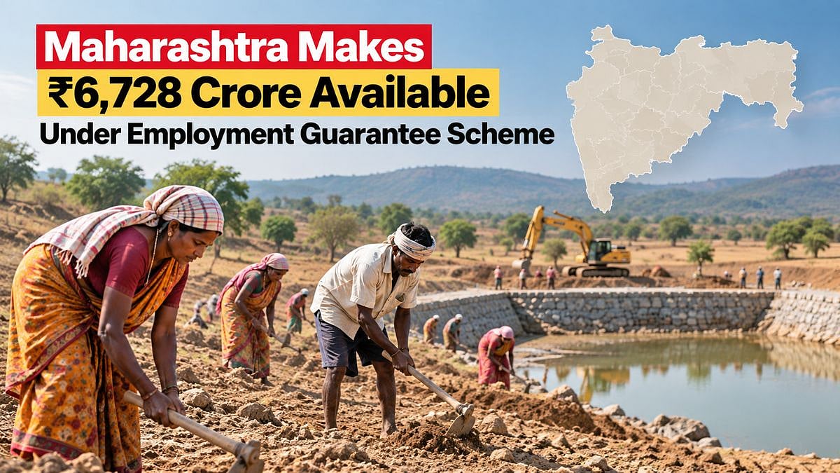 Maharashtra Govt Allocates ₹6,728 Crore Available Under Employment Guarantee Scheme Amid Drought Conditions