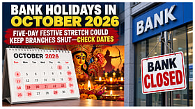 October 2026 bank holidays: closures across India for national, regional festivals