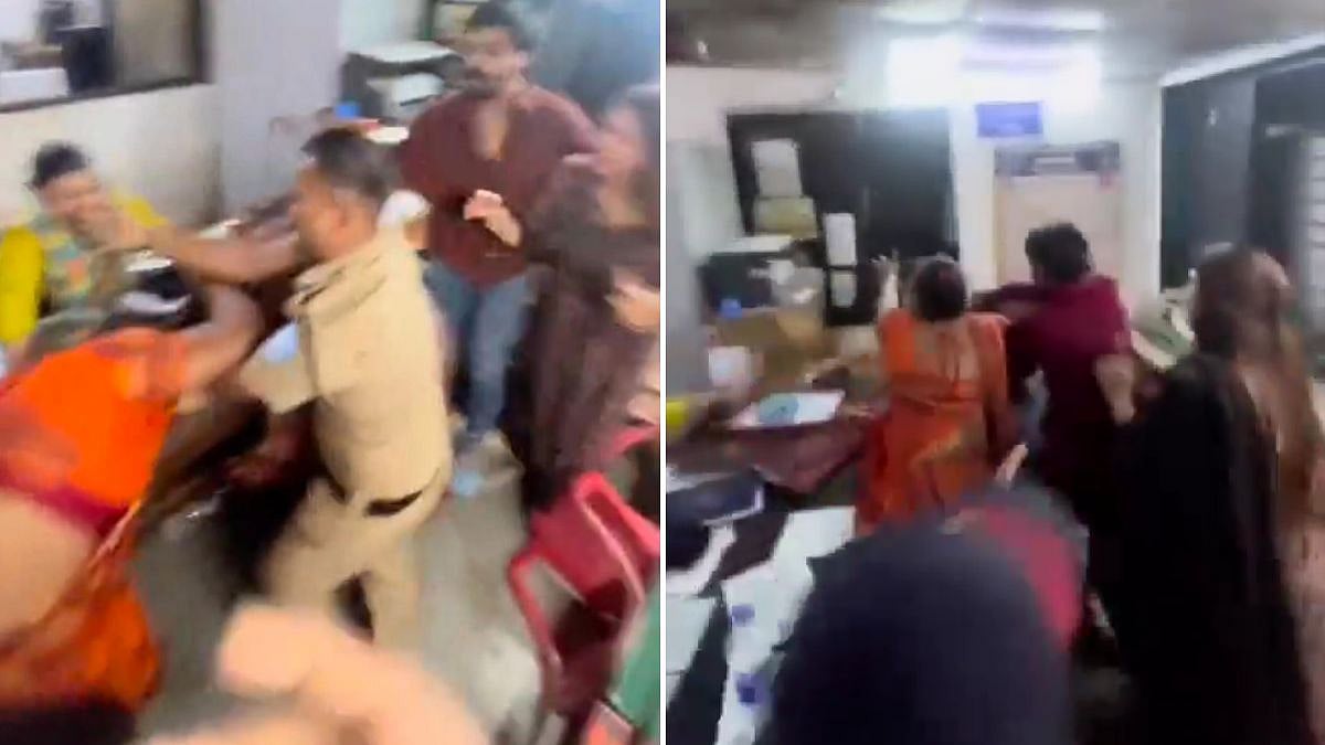 Thane Police Station Clash: YouTuber Sidhu Abhange Assaulted After Vendors Allege Extortion Demands, Probe Underway | Video
