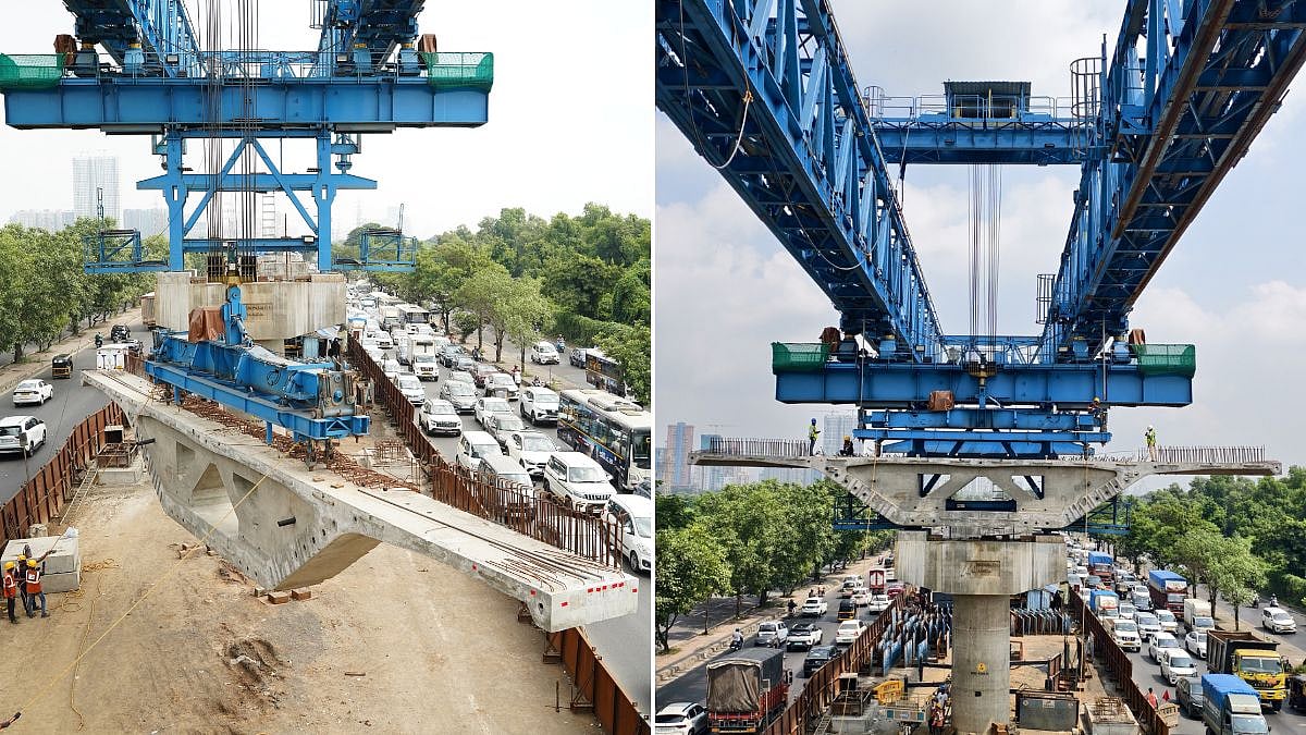 Eastern Freeway Extension: MMRDA Erects First Precast Span Over EEH Amid Traffic; 13.9-Km Corridor Takes Shape