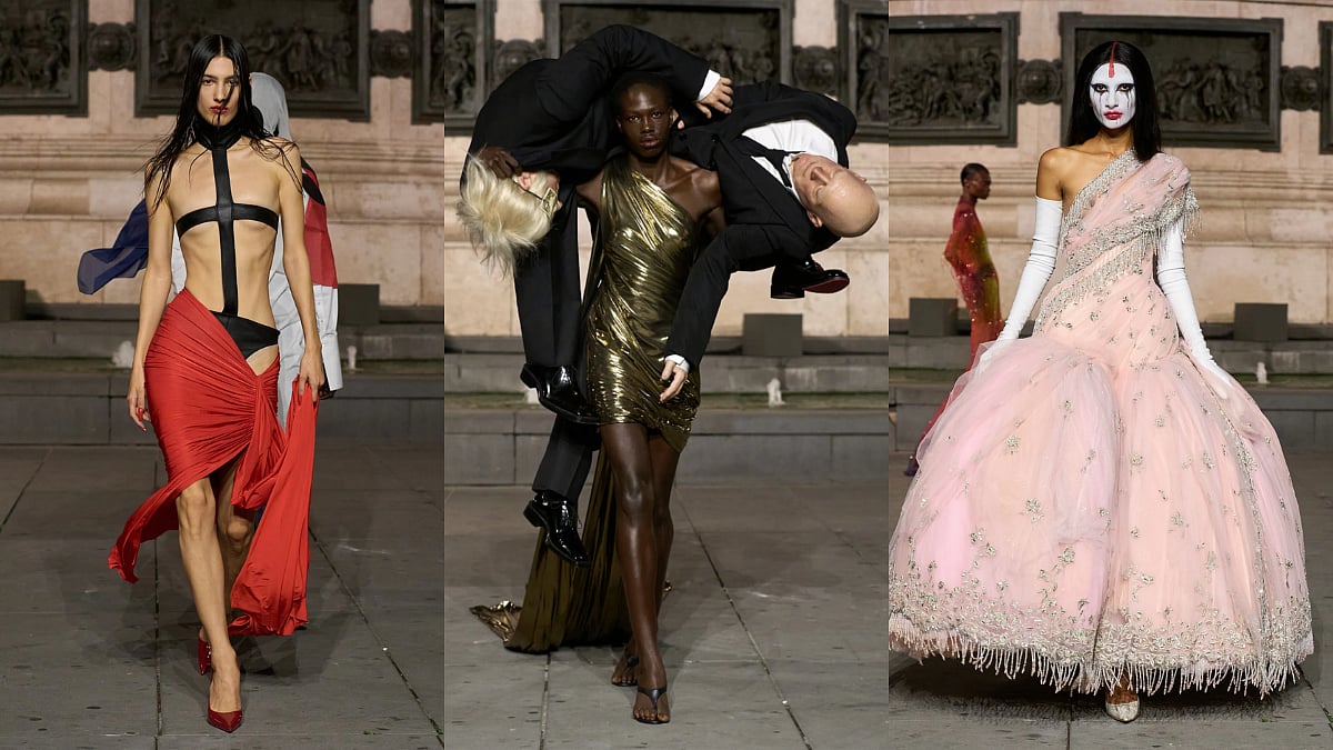 Bare Bodies, Painted Faces And Billionaires On Their Backs! Inside Matières Fécales’ Most Provocative Paris Fashion Week Show