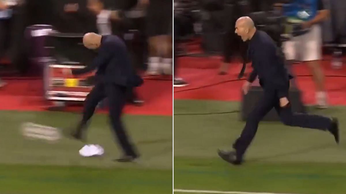 WATCH: Zinedine Zidane’s Epic Reaction to Michael Olise’s Late France Winner Goes Viral