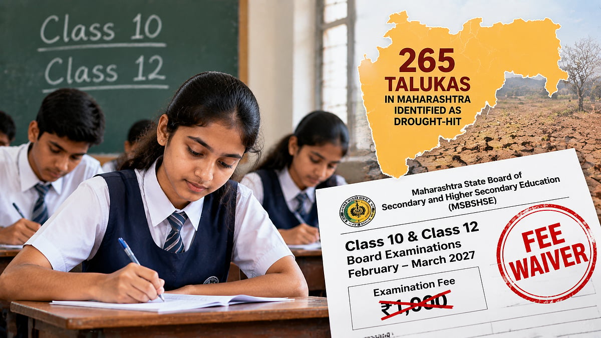 Maharashtra Drought-Hit Talukas: Class 10 And 12 Students To Get Exam Fee Waiver For 2027 Board Exams