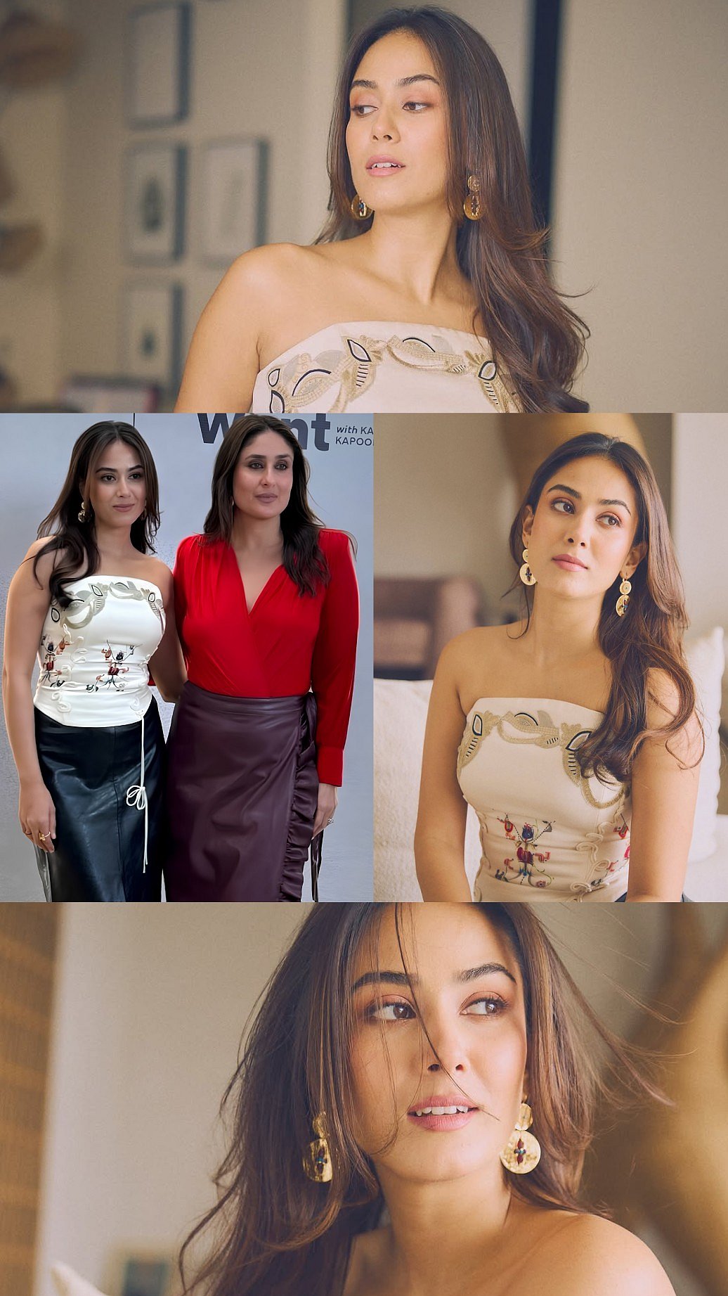Mira Kapoor Joins Kareena Kapoor Khan's Show In Chic Corset And Leather Skirt Look: See Photos Inside