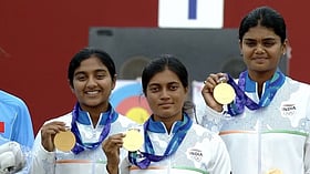 India women win gold in compound archery final, beating China 238-234 at Asian Games