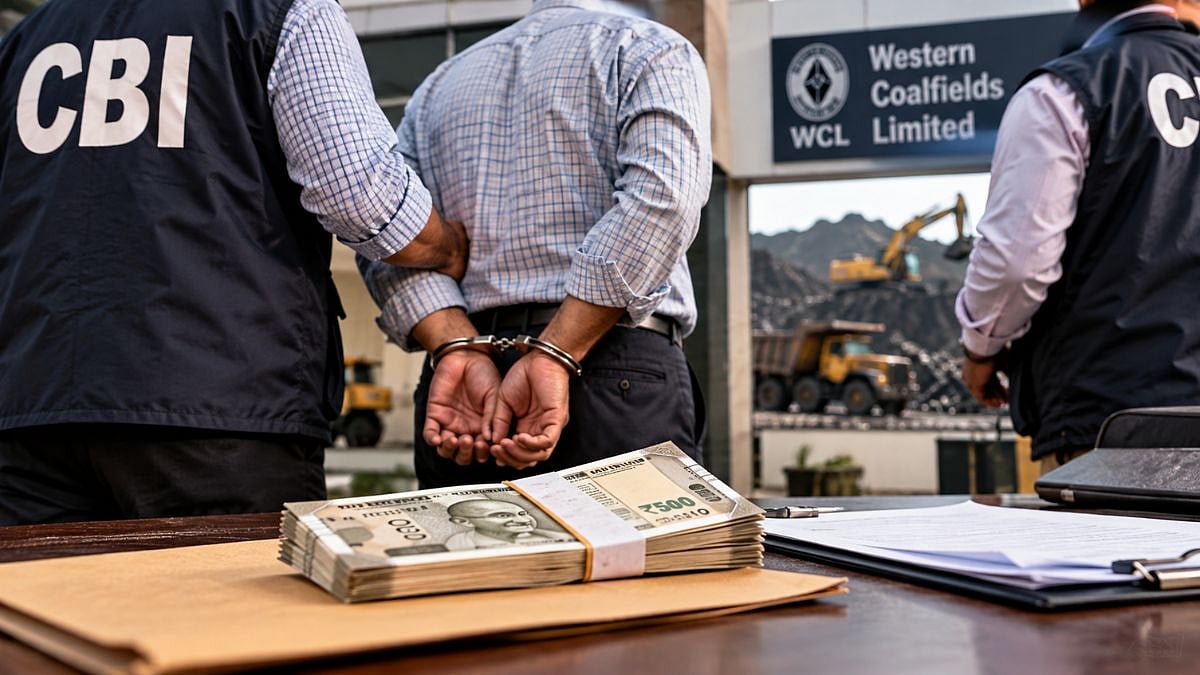 Maharashtra Crime: CBI Arrests WCL Official For Accepting ₹40,000 Bribe In Nagpur Bill Payment Case