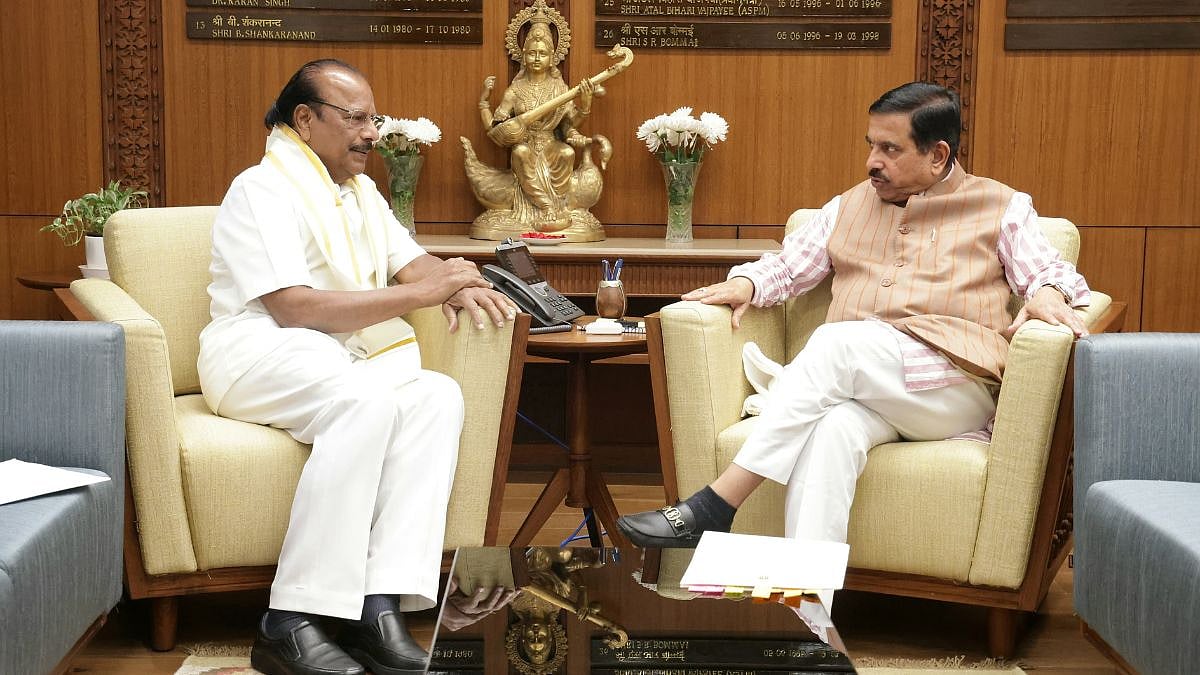 Education Minister Pralhad Joshi Meets Tripura Governor Indra Sena Reddy Nallu In Delhi To Discuss Strengthening State’s Education Ecosystem