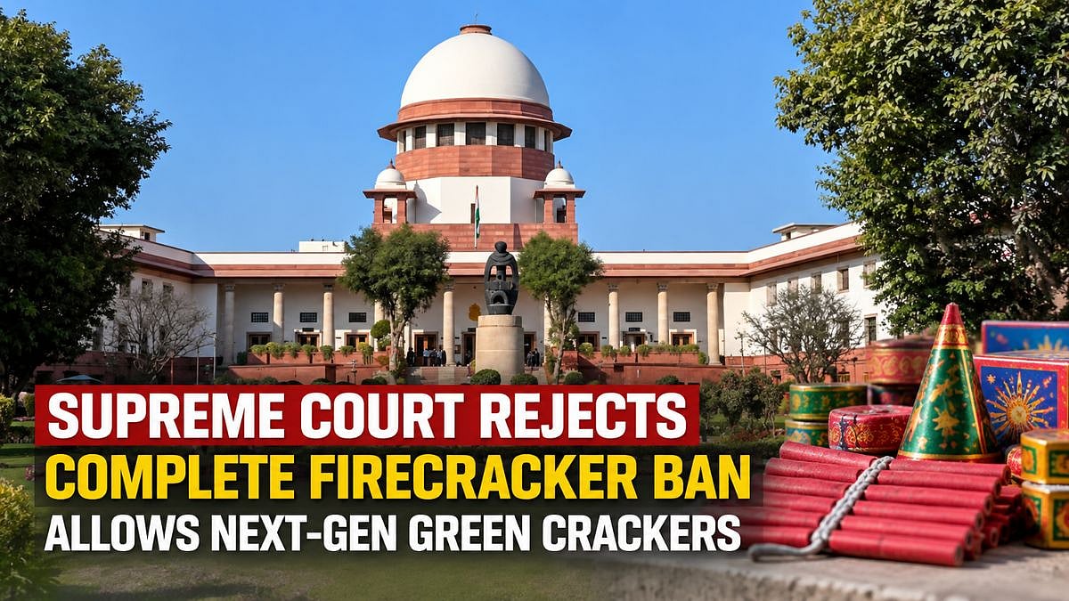 Supreme Court Rejects Complete Firecracker Ban, Allows Specified Next-Gen Green Crackers