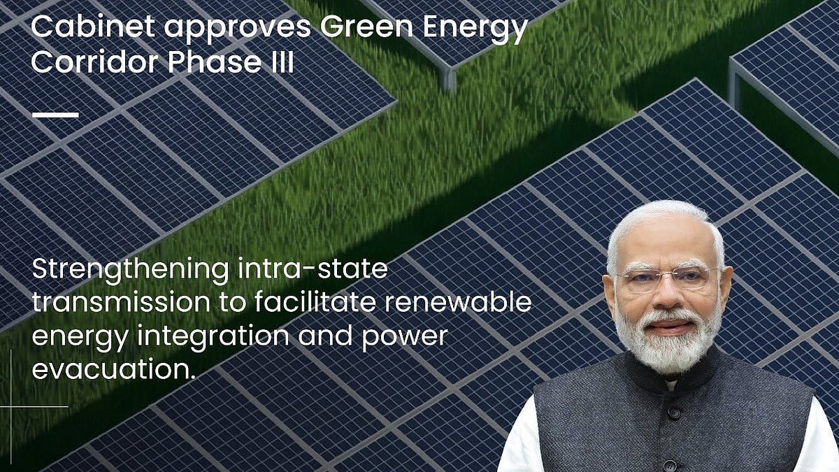PM Narendra Modi Says ₹1.86 Lakh Crore Green Energy Corridor Phase-III A Big Push For 900 GW Non-Fossil Capacity By 2035
