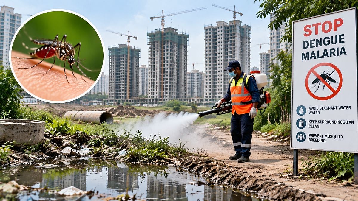 Navi Mumbai: Taloja Records 20 Dengue, Malaria Cases As Construction And Stagnant Water Raise Health Concerns