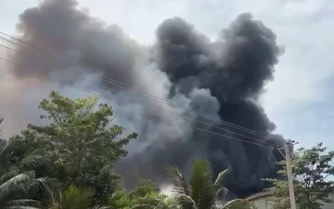 Mangaluru MRPL Blast: Loud Explosion Heard For Several Kilometres, Smoke Billows - VIDEO