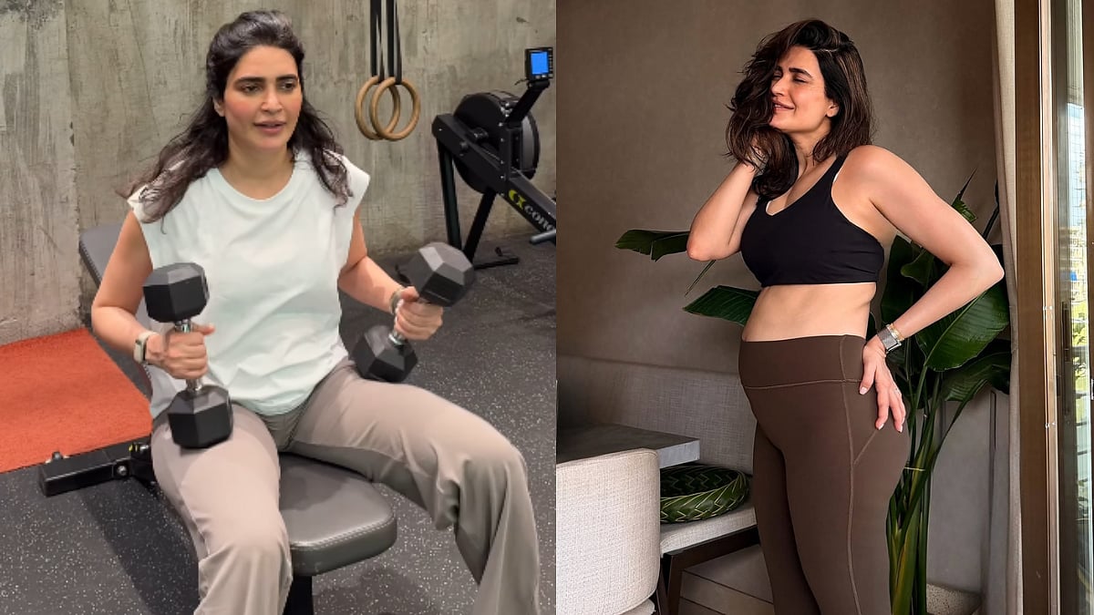 Karishma Tanna Returns To Gym Two Months After Son Ved's Birth, Shares Postpartum Workout - Watch 