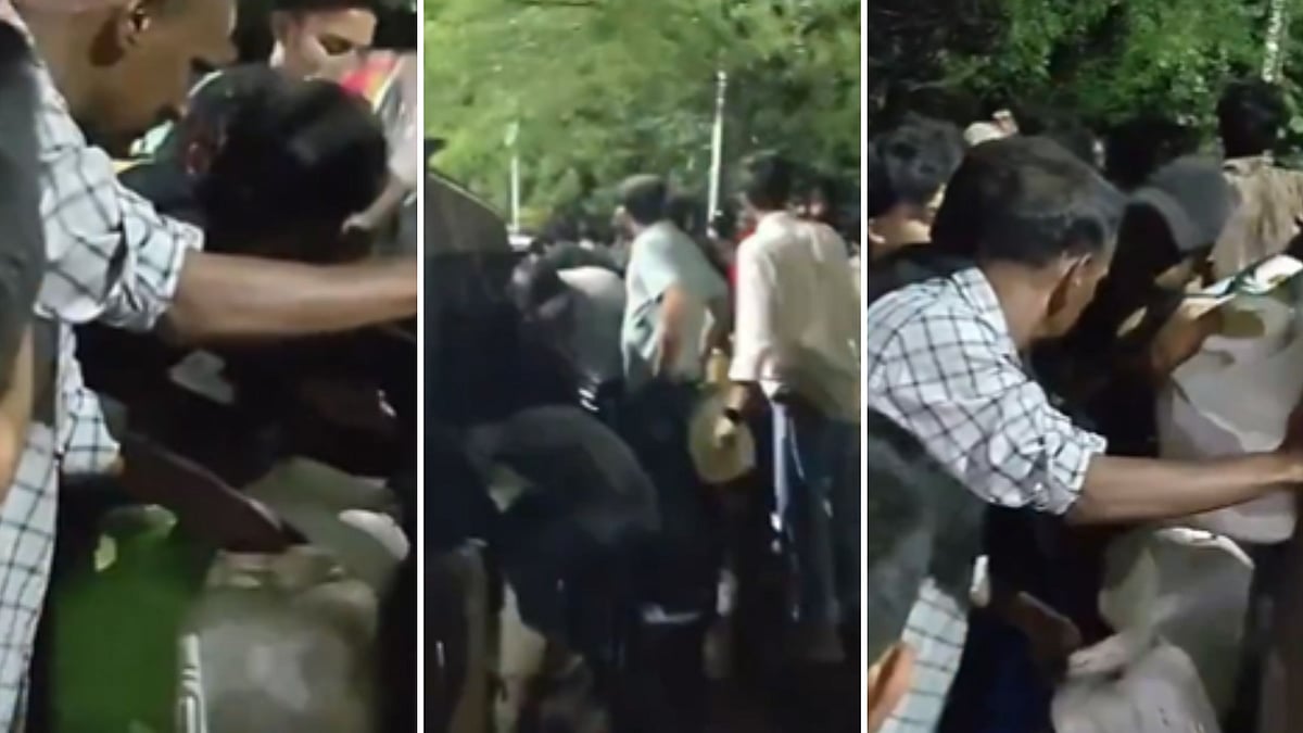Bhopal Tanker Accident: Soybean Oil Tanker Overturns At VIP Road; Residents Rush To Fill Bottles — Video