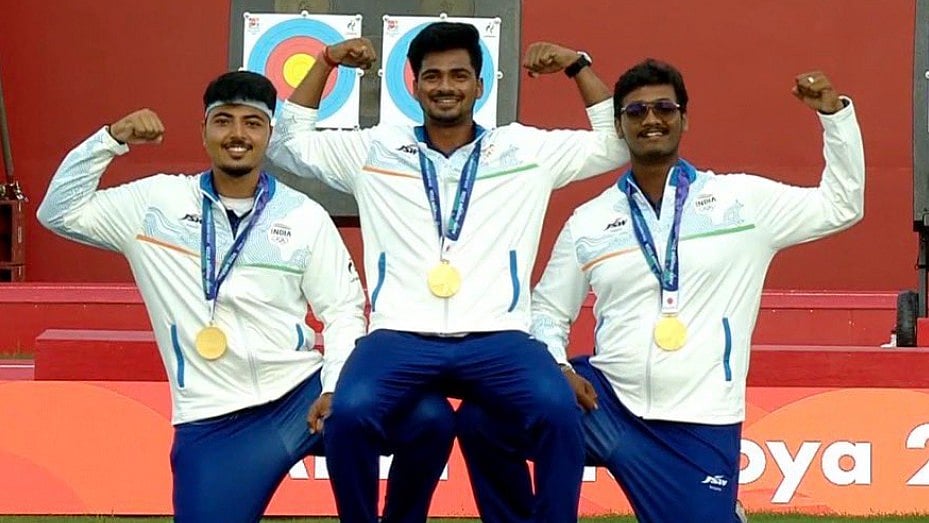 Golden Bullseye! Indian Men's Compound Archery Team Defeats China To Win Gold Medal At Asian Games 2026