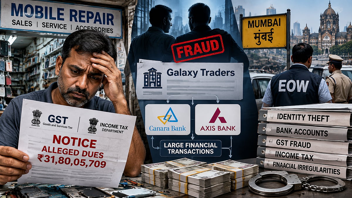 Mumbai Mechanic Receives ₹31.80 Crore GST Notice, Alleges Identity Misuse To Run Company And Conduct Crore-Worthy Transactions
