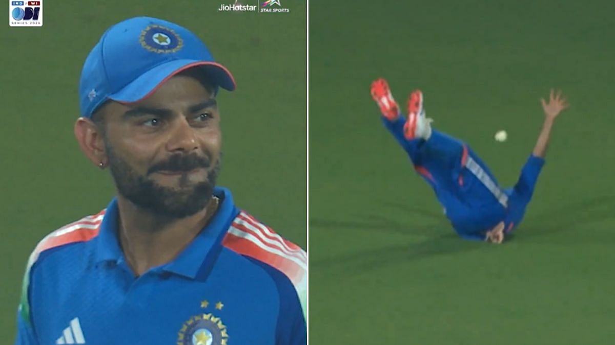 Virat Kohli's Hilarious Reaction To Kuldeep Yadav's Drop Catch In IND Vs WI 2nd ODI Goes Viral |...