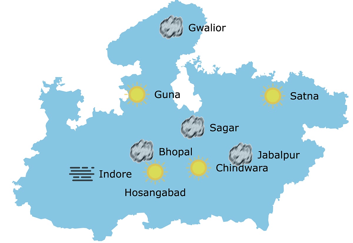Weather in Madhya Pradesh at 10:40 am