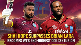 Campbell, Hope and Jangoo score centuries as West Indies post 405-7 vs India