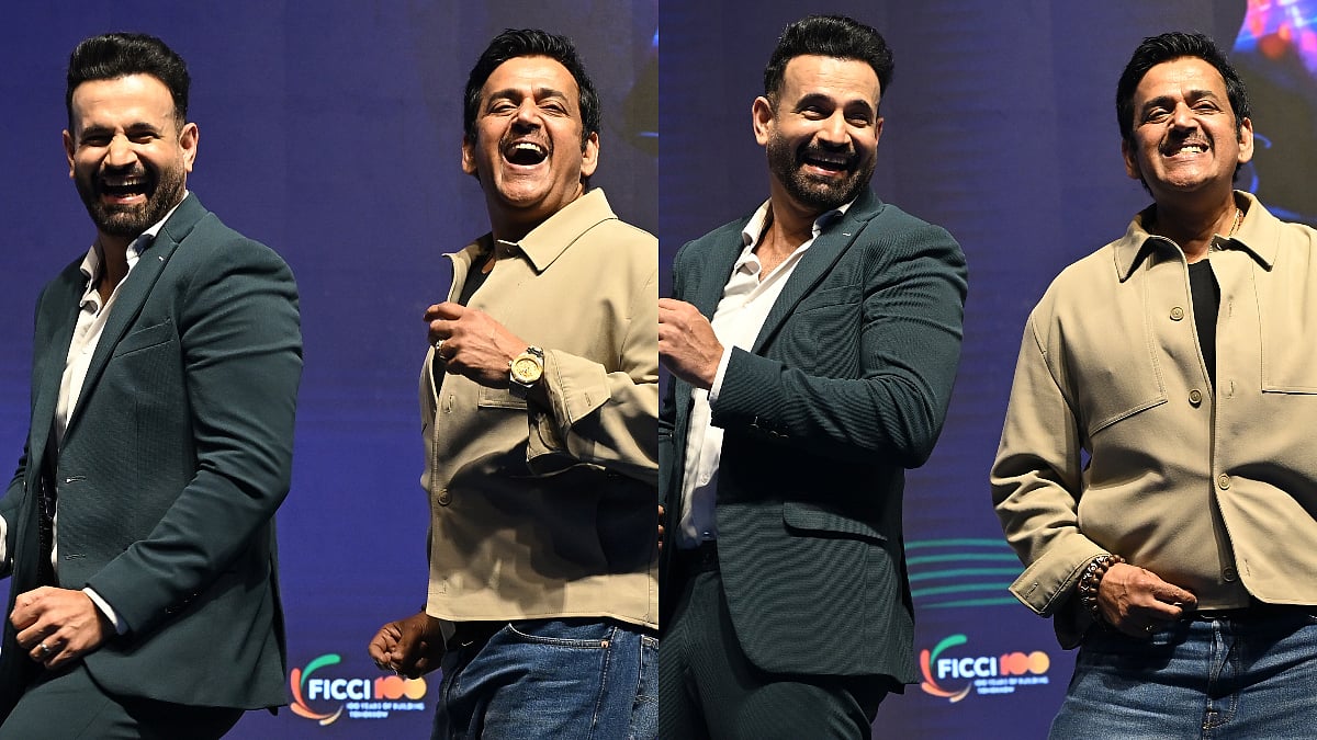 Ravi Kishan Performs His Viral Dance Move With Irfan Pathan At FICCI Frames 2026 - Watch Video
