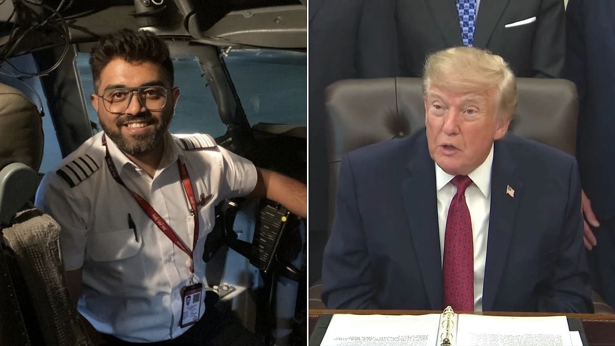 'A Whack Job Or Perhaps A Terrorist': US President Donald Trump Calls Indian Flydubai Pilot Smit Machchhar A 'Hero' After Mid-Air Cockpit Attack