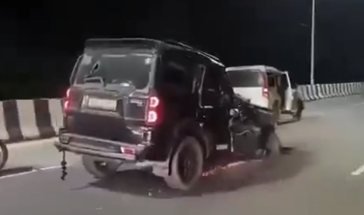 Assam Hit-And-Run: Scorpio Hits Minor, Flees On Damaged Tyre Emitting Sparks Before Dramatic Police Chase - VIDEO 