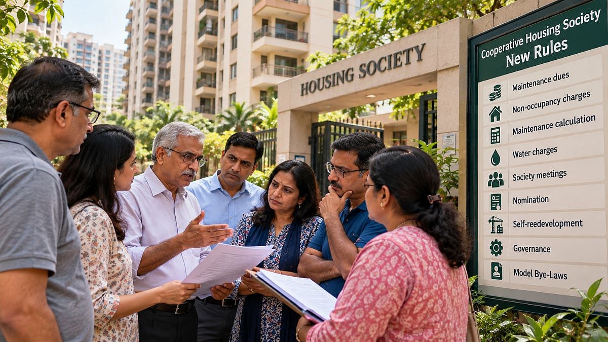 Maharashtra Housing Society Rules: 12% Penal Interest Cap, 10% Non-Occupancy Charge Limit And Redevelopment Changes