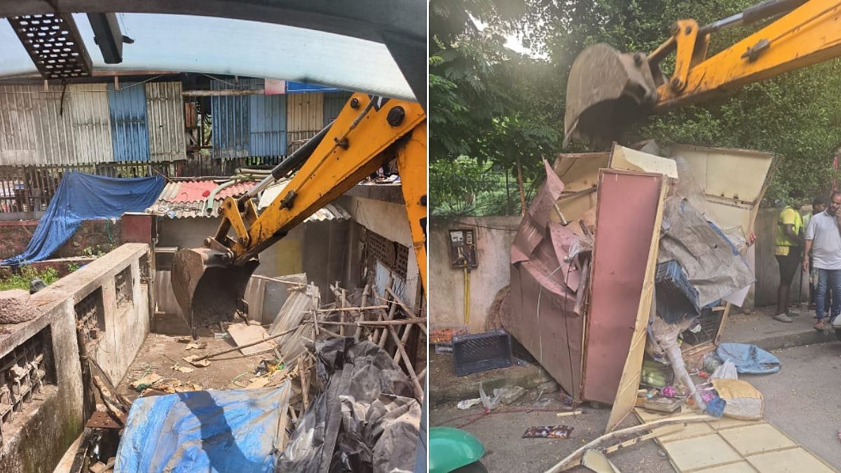 Mumbai BMC’s 'Pedestrian First' Campaign: 20 Illegal Structures Demolished, 15 Stalls Cleared Across 8 Km Of Borivali West Footpaths