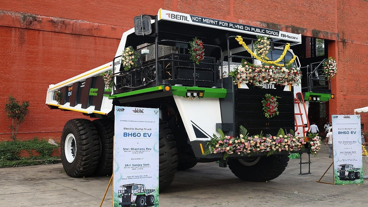 BEML Unveils India's First Indigenous 60-Ton Electric Dump Truck, BH60-EV