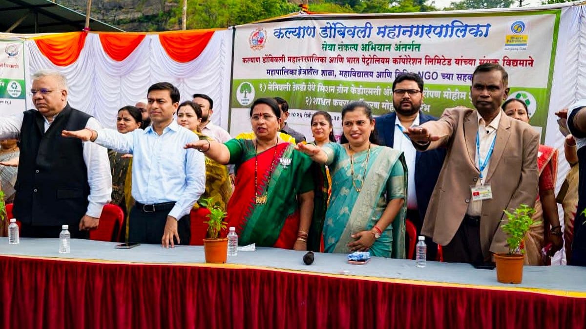 Kalyan: KDMC Launches ‘Mission Green’ Drive At Netivali Hill With Tree Plantation And Waste Segregation Campaign