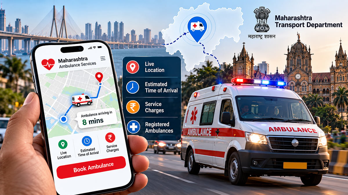 Maharashtra Plans App-Based Ambulance Booking With Live Tracking and Charges