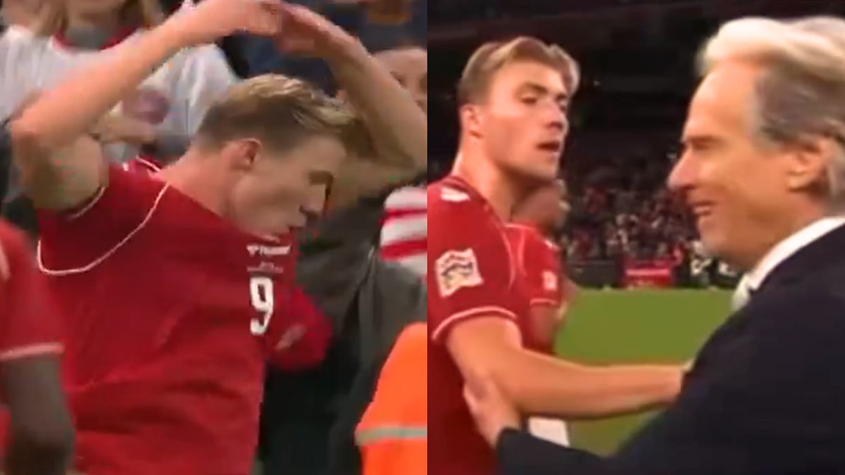 Rasmus Hojlund Sparks Chaos Against Portugal With Cristiano Ronaldo's 'Siu' Celebration And Post-Match Jorge Jesus Clash | Video