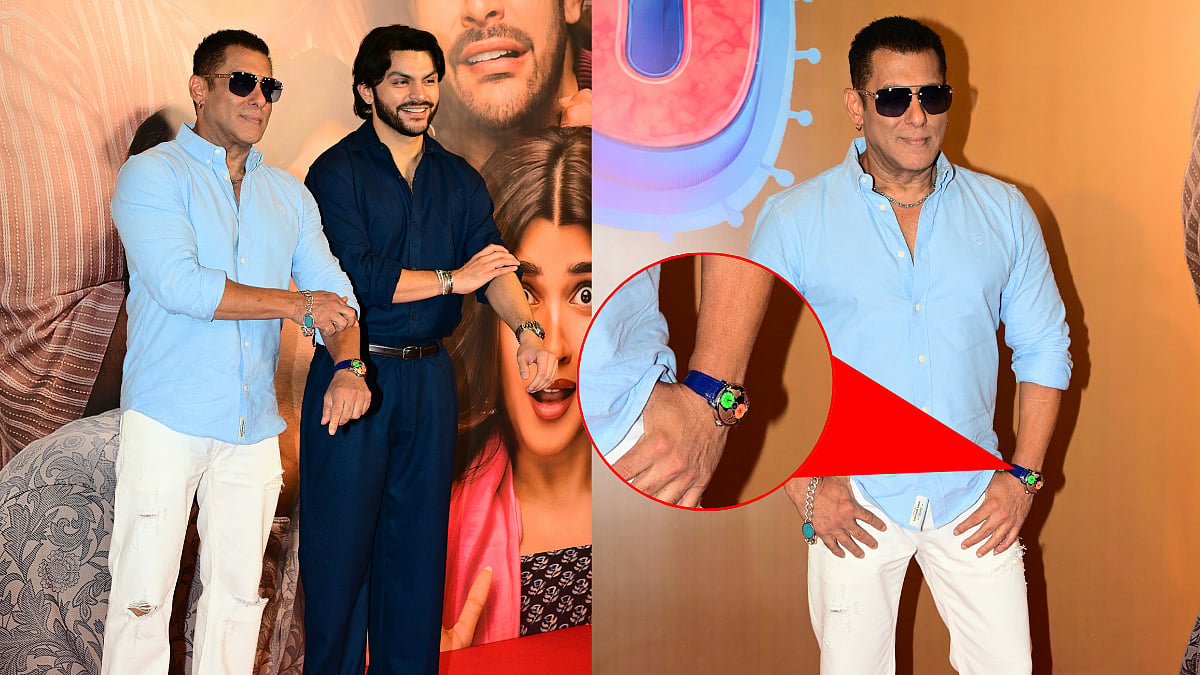 Salman Khan Dons His Own Special Edition Jacob & Co. Watch Worth ₹41 Lakh At Veer Pahariya's Prem Keetanu Screening