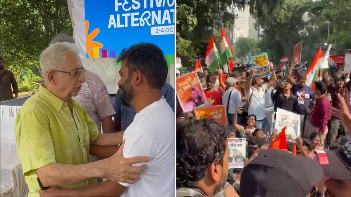 CJP Protest Mumbai LIVE Updates: Naseeruddin Shah, Vishal Dadlani Join Agitation At Shivaji Park; Heavy Police Force Deployed