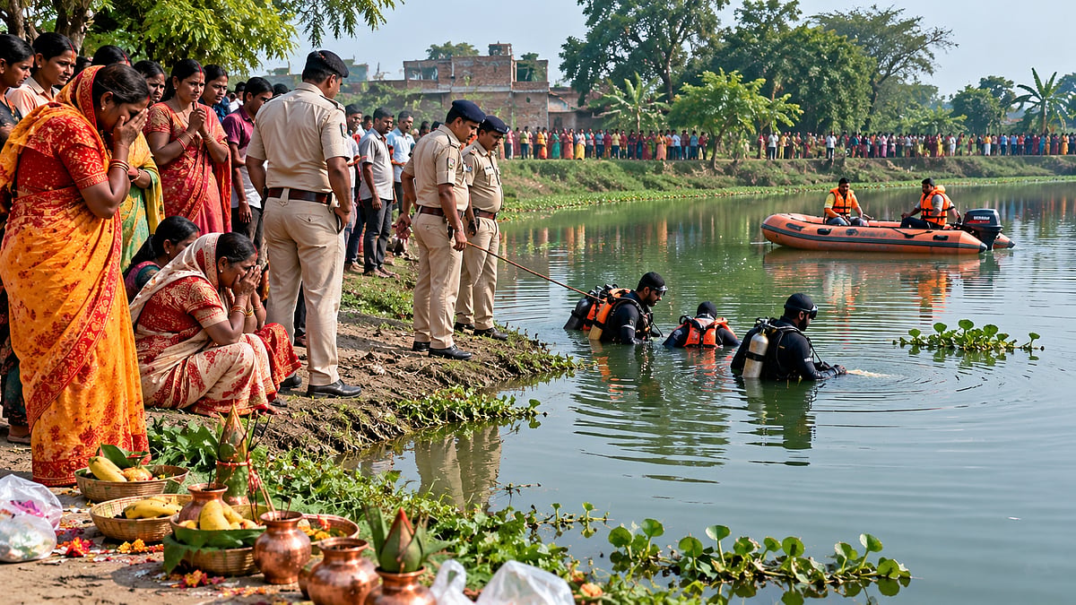 Bihar Tragedy 4 Minor Girls Drown While Bathing In Pond During Jitiya Festival In East Champaran