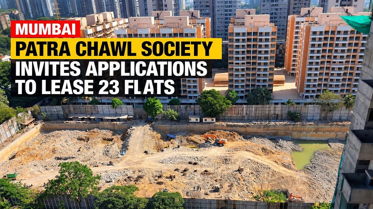 Mumbai: Patra Chawl Society Invites Applications To Lease 23 Surplus 2BHK Flats In Goregaon