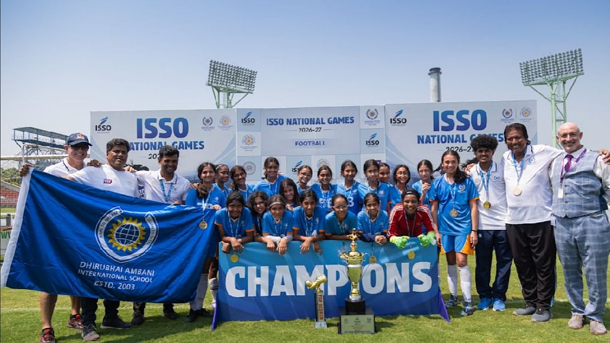 Dhirubhai Ambani International School Wins ISSO Under-14 Girls Football Championship