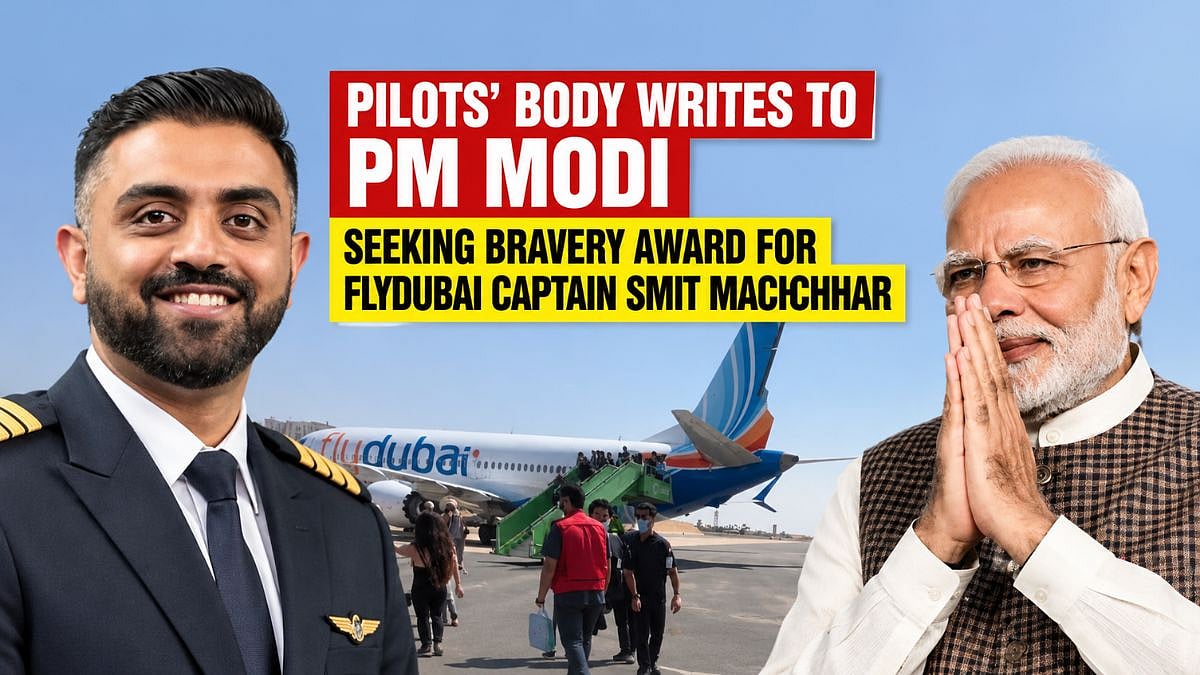 Pilots’ Body Writes To PM Modi Seeking Bravery Award For Flydubai Captain Smit Machchhar