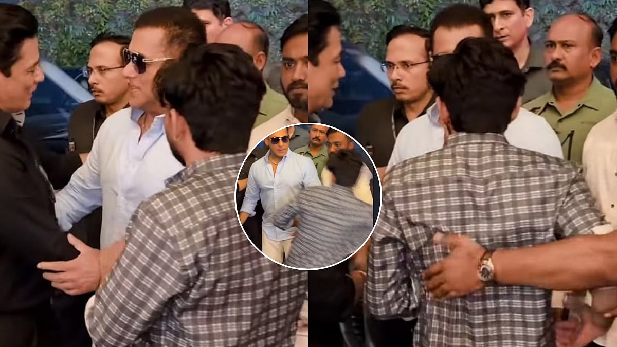 'Not Fair, Yeh Kya Badtameezi?': Salman Khan's Bodyguard Pulls Away Fan Who Approaches Him At Mumbai Screening; Netizens Slam Security—VIDEO