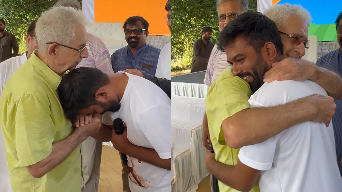 'I Am A Huge Fan Of Yours...': Naseeruddin Shah Meets Abhijeet Dipke Ahead Of CJP Protest In Mumbai's Shivaji Park - Watch Video