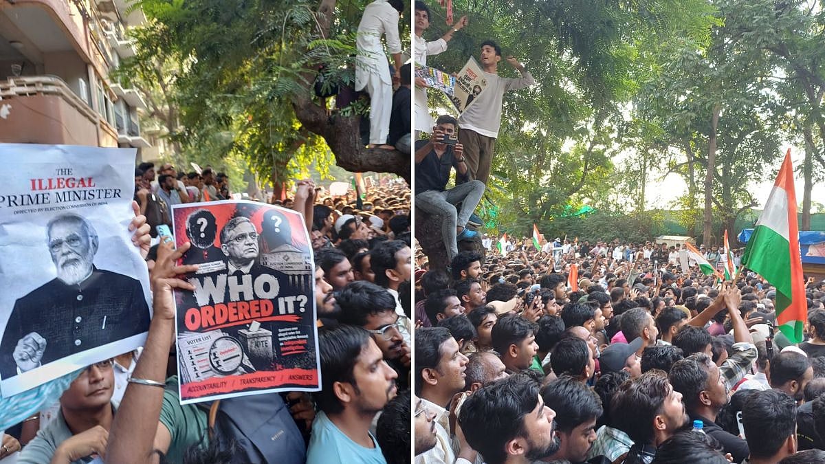 ‘Go Gyanu Go’: Thousands Join CJP Protest At Mumbai’s Shivaji Park, Demand CEC Gyanesh Kumar’s Resignation