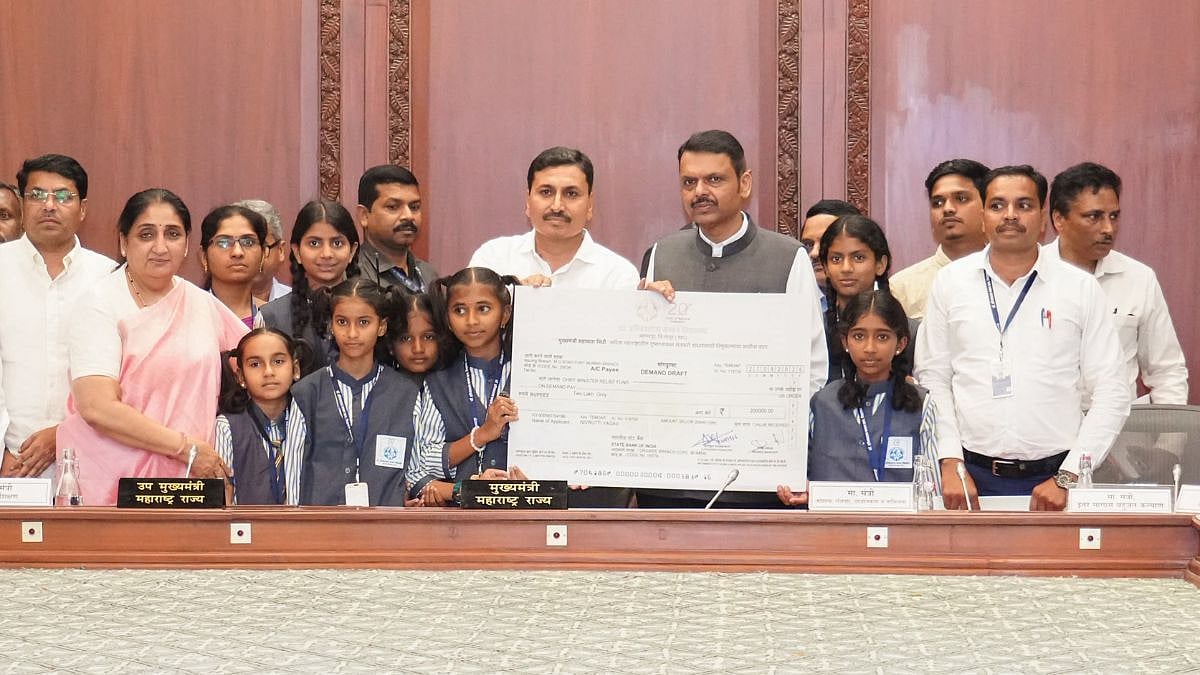 Latur School Students Donate ₹2 Lakh To Maharashtra CM Relief Fund For Drought Relief