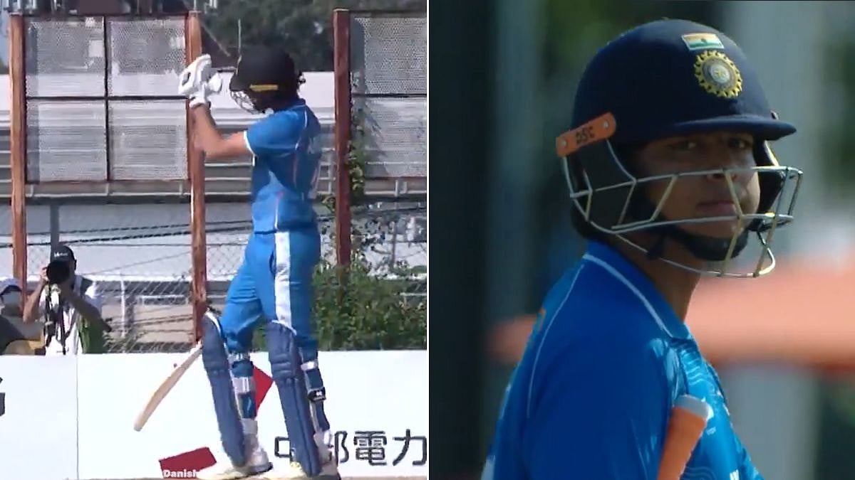 Abhishek Sharma’s Angry Reaction After Vaibhav Sooryavanshi’s Dismissal During IND Vs PAK Asian Games Final Goes Viral | VIDEO