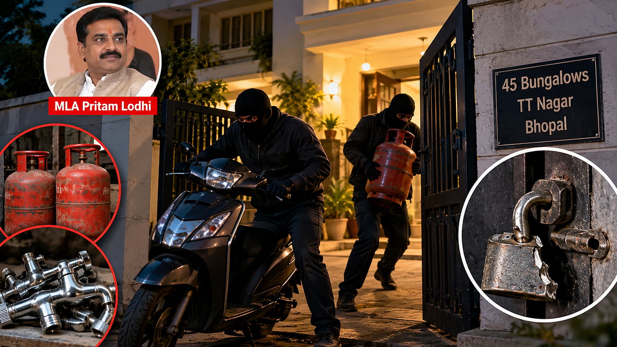 Bhopal Bungalow Theft: Thieves Break Into Locked Bungalow Of MLA Pritam Lodhi's Nephew At TT Nagar; Steal LPG Cylinders, Scooter