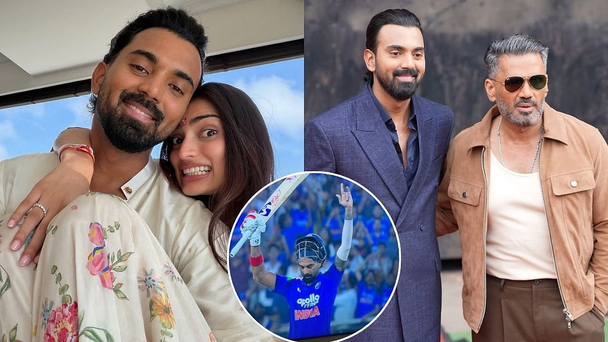 KL Rahul Century Draws Cheers From Suniel Shetty and Athiya