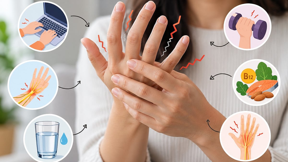 Why Do Your Fingers Tingle? Common Causes Of Tingling, Twitching And Cramps