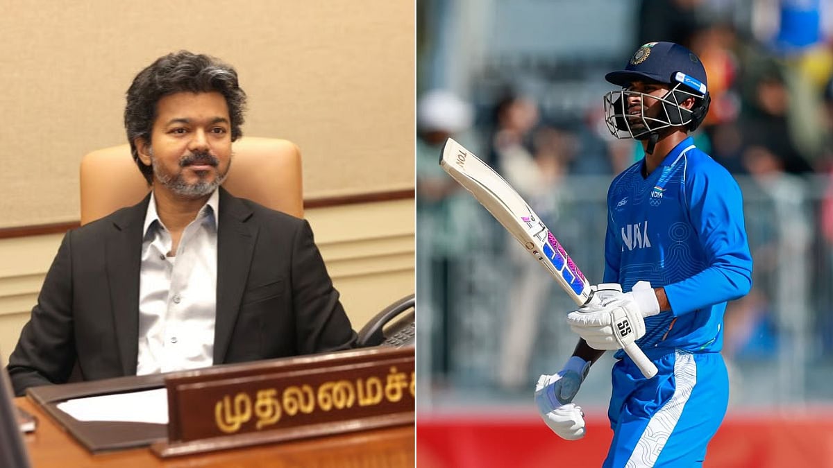 Tamil Nadu CM Vijay Announces ₹75 Lakh Cash Reward For Washington Sundar After Gold At Asian Games 2026