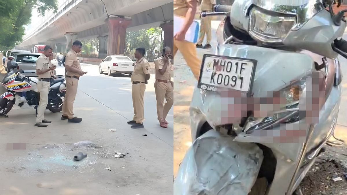 Mumbai: 12-Year-Old Matunga Don Bosco Student, Father Injured After Scooter Collides With Parked Taxi Near Dadar | VIDEO